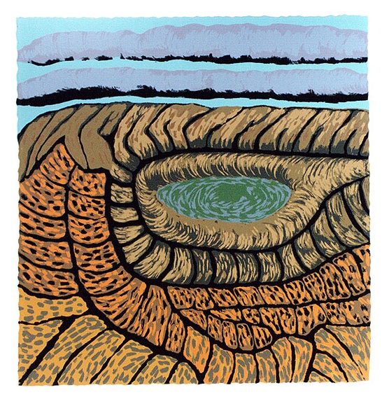 Artist: b'Pike, Jimmy.' | Title: b'Jumu Yirrjirn' | Date: 1991 | Technique: b'screenprint, printed in colour, from multiple stencils' Artist: b'Pike, Jimmy.' | Title: b'Jumu Yirrjirn' | Date: 1991 | Technique: b'screenprint, printed in colour, from multiple stencils'