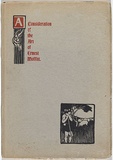 Artist: LINDSAY, Lionel | Title: A consideration of the art of Ernest Moffitt / by Lionel Lindsay. Melbourne: [s.n.], 1899 | Date: 1899 | Technique: woodcuts, printed in black ink, etching, printed in black ink; letterpress text | Copyright: Courtesy of the National Library of Australia