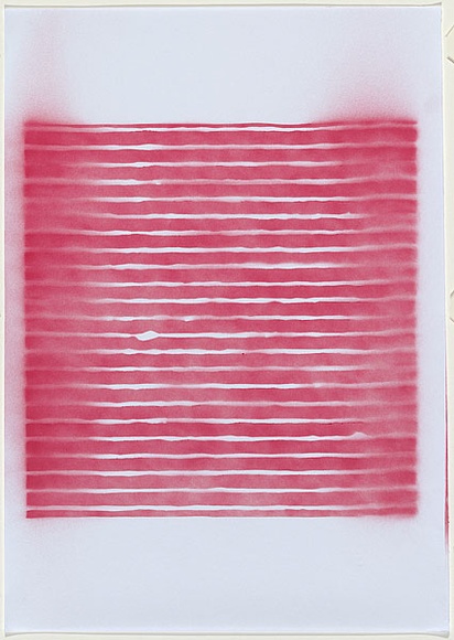 Artist: b'Azlan.' | Title: b'Hicks.' | Date: 2003 | Technique: b'stencil, printed in red ink, from one stencil'