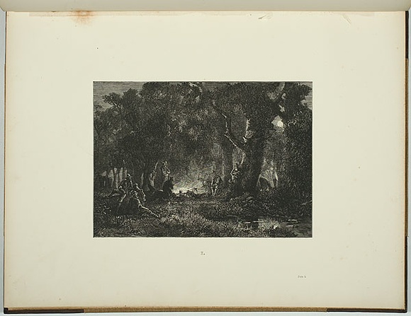 Title: bA settler's story of the wild old times... | Date: 1881 | Technique: b'wood-engraving, printed in black ink, from one block' Title: bA settler's story of the wild old times... | Date: 1881 | Technique: b'wood-engraving, printed in black ink, from one block'