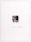Artist: O'Loughlin, Kim. | Title: Angel 2. | Date: 1988 | Technique: etching, printed in black ink, from one plate