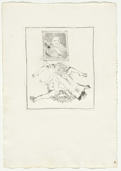 Artist: b'BOYD, Arthur' | Title: b'The Ancestors.' | Date: 1971 | Technique: b'etching, printed in black ink, from one plate' | Copyright: b'Reproduced with permission of Bundanon Trust' Artist: b'BOYD, Arthur' | Title: b'The Ancestors.' | Date: 1971 | Technique: b'etching, printed in black ink, from one plate' | Copyright: b'Reproduced with permission of Bundanon Trust'