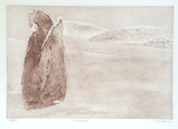 Artist: b'Defteros, June.' | Title: b'Metamorphism' | Date: 1993 | Technique: b'etching, printed in bown/sepia ink, from one plate' Artist: b'Defteros, June.' | Title: b'Metamorphism' | Date: 1993 | Technique: b'etching, printed in bown/sepia ink, from one plate'