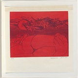 Artist: Hodgkinson, Frank. | Title: not titled. | Date: 1971 | Technique: hard ground, aquatint