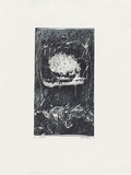 Artist: MEYER, Bill | Title: Interact | Date: 1980 | Technique: photo-etching and aquatint, printed in blue-black ink, from one zinc plate (mitsui pre-coated photo) | Copyright: © Bill Meyer