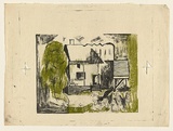 Title: House | Date: c.1958 | Technique: lithograph, printed in colour, from two plates