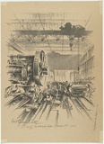 Artist: Curtis, Robert Emerson. | Title: The workshops, Milsons Point 1928. | Date: 1932 | Technique: lithograph, printed in black ink, from one plate