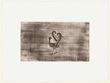 Artist: Crawford, Marian. | Title: Lyre bird | Date: 1994 | Technique: etching, printed in colour, from two plates; embossing