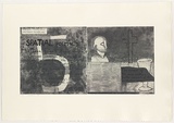 Artist: Tillers, Imants. | Title: Diaspora/ [Spatial poem No. 5] | Date: 1997 | Technique: etching, printed in black ink, from two plates | Copyright: Courtesy of the artist