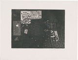 Artist: WALKER, Murray | Title: Once upon a time. | Date: 1970 | Technique: etching and aquatint, printed in brown-black ink, from one plate