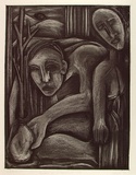 Artist: Harding, Richard. | Title: Memory of a forgotten time | Date: 1987 | Technique: etching, printed in black ink, from one plate