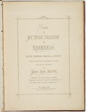 Artist: Meredith, Louisa Anne. | Title: Some of my bush friends in Tasmanis [secondary title page] | Date: 1860 | Technique: lithograph, printed in brown ink, from one stone