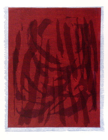 Artist: b'Buckley, Sue.' | Title: b'Solar.' | Date: 1975 | Technique: b'woodcut; screenprint; lithograph, printed in colour' | Copyright: b'This work appears on screen courtesy of Sue Buckley and her sister Jean Hanrahan' Artist: b'Buckley, Sue.' | Title: b'Solar.' | Date: 1975 | Technique: b'woodcut; screenprint; lithograph, printed in colour' | Copyright: b'This work appears on screen courtesy of Sue Buckley and her sister Jean Hanrahan'