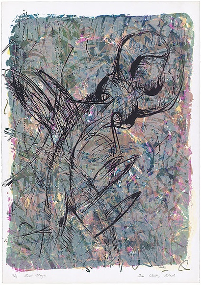 Artist: b'MEYER, Bill' | Title: b'Tree study - black' | Date: 1987 | Technique: b'screenprint, printed in colour, from multiple stencils' | Copyright: b'\xc2\xa9 Bill Meyer' Artist: b'MEYER, Bill' | Title: b'Tree study - black' | Date: 1987 | Technique: b'screenprint, printed in colour, from multiple stencils' | Copyright: b'\xc2\xa9 Bill Meyer'