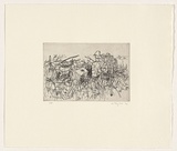 Artist: b'Taylor, Michael.' | Title: b'not titled [5]' | Date: 2006 | Technique: b'etching, printed in black ink, from one zinc plate' | Copyright: b'\xc2\xa9 Michael Taylor'
