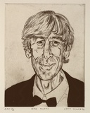 Artist: Miller, Lewis. | Title: Peter Powditch | Date: 1994 | Technique: etching, printed in black ink, from one plate | Copyright: © Lewis Miller. Licensed by VISCOPY, Australia
