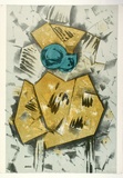 Artist: b'King, Grahame.' | Title: b'Fragment a la Sartie II' | Date: 1986 | Technique: b'lithograph, printed in colour, from four stones [or plates]'