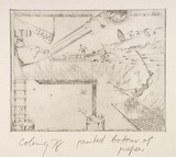 Artist: COLEING, Tony | Title: Keep blank. | Date: 1978 | Technique: hardground etching, printed in black ink, from one plate