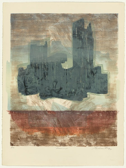 Artist: b'King, Grahame.' | Title: b'Dreamscape' | Date: 1978 | Technique: b'lithograph, printed in colour, from five stones [or plates]'