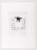 Artist: Walker, Thornton. | Title: not titled. | Date: 1988 | Technique: etching, printed in black ink, from one plate