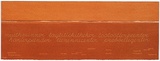 Artist: MADDOCK, Bea | Title: Terra Spiritus...with a darker shade of pale | Date: 1993-98 | Technique: stencil print, printed in hand-ground Launceston ochre from multiple hand-cut mylar stencils; letterpress text blind printed; hand-drawn script