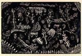 Artist: Ngale, Polly. | Title: not titled [No.42] | Date: 1990 | Technique: woodcut, printed in black ink, from one block