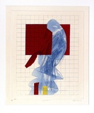 Artist: BALDESSIN, George | Title: Caged bird. | Date: 1967 | Technique: colour etching and aquatint