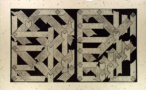 Artist: b'Miller, Max.' | Title: b'Two Pieces' | Date: 1975 | Technique: b'etching and aquatint, printed in black ink, from two plates' Artist: b'Miller, Max.' | Title: b'Two Pieces' | Date: 1975 | Technique: b'etching and aquatint, printed in black ink, from two plates'