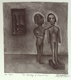 Artist: Doggett-Williams, Phillip. | Title: The psychology of romantic love | Date: 1987 | Technique: lithograph, printed in black ink, from one stone