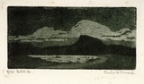 Artist: McDonald, Sheila. | Title: Solitude | Date: 1930s | Technique: aquatint printed in green