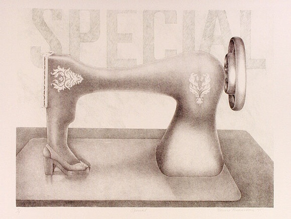 Artist: b'RICHARDSON, Berris' | Title: b'Special' | Date: 1975 | Technique: b'lithograph, printed in colour, from two plates' Artist: b'RICHARDSON, Berris' | Title: b'Special' | Date: 1975 | Technique: b'lithograph, printed in colour, from two plates'