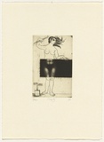 Artist: SCHMEISSER, Jorg | Title: No.3 - Beispiel: Mezzotinto, Schabkunst (No.3 example: Mezzotint) | Date: 1976 | Technique: mezzotint, printed in black ink, from one plate | Copyright: © Jörg Schmeisser