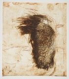 Artist: PARR, Mike | Title: Alphabet/Haemorrhage. | Date: 1992-93 | Technique: etching, printed in red ochre ink, from one plate