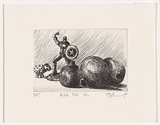 Artist: Behrens, Monika. | Title: Iraq for oil. | Date: 2006 | Technique: etching, printed in black ink, from one plate
