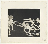 Artist: BOYD, Arthur | Title: Lysistrata: Earth is delighted now,.... | Date: (1970) | Technique: etching and aquatint, printed in black ink, from one plate | Copyright: Reproduced with permission of Bundanon Trust