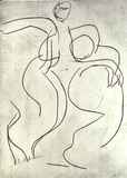 Artist: Furlonger, Joe. | Title: Bather | Date: 1989 | Technique: drypoint, printed in black ink with plate-tone, from one plate