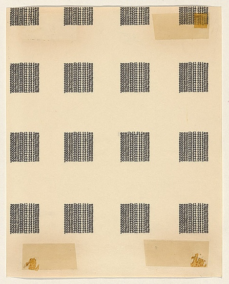 Title: b'Section B (Word situations) - 32 Possibilities: No. 11, 3(C)' | Date: (1970-71) | Technique: b'typewriter' Title: b'Section B (Word situations) - 32 Possibilities: No. 11, 3(C)' | Date: (1970-71) | Technique: b'typewriter'