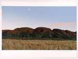 Artist: b'Rose, David.' | Title: b'Just after sundown - East Kimberleys' | Date: 1987 | Technique: b'screenprint, printed in colour, from multiple stencils'