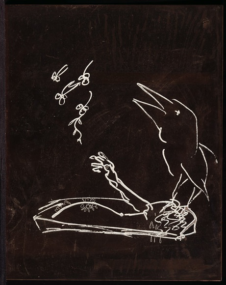 Artist: b'BOYD, Arthur' | Title: bPlate 21: Jonah page 79. Jonah's first Ninevah sermon. | Date: 1972-73 | Technique: b'etched plate' | Copyright: b'This work appears on screen courtesy of Bundanon Trust' Artist: b'BOYD, Arthur' | Title: bPlate 21: Jonah page 79. Jonah's first Ninevah sermon. | Date: 1972-73 | Technique: b'etched plate' | Copyright: b'This work appears on screen courtesy of Bundanon Trust'