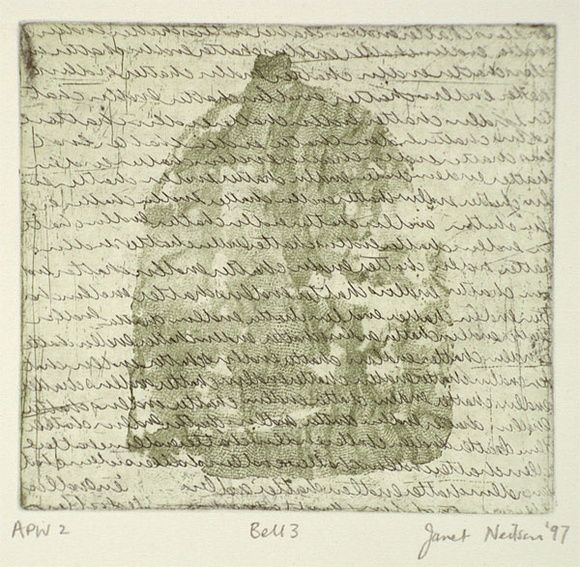 Artist: Neilson, Janet. | Title: Bell 3 | Date: 1997 | Technique: etching and aquatint, printed in colour, from two plates