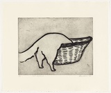 Artist: Headlam, Kristin. | Title: Cat's pyjamas | Date: 2002 | Technique: aquatints, printed in black ink, each from one copper plate