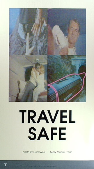 Artist: b'Moore, Mary.' | Title: b'Travel safe' | Date: 1993 | Technique: b'offset-lithograph, printed in colour, from multiple plates' | Copyright: b'\xc2\xa9 Mary Moore' Artist: b'Moore, Mary.' | Title: b'Travel safe' | Date: 1993 | Technique: b'offset-lithograph, printed in colour, from multiple plates' | Copyright: b'\xc2\xa9 Mary Moore'