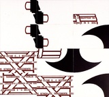 Artist: Ramsden, Mel. | Title: Fasces. Part II (mosaic of postcards). | Date: 1977 | Technique: lithograph, printed in black ink, from one stone [or plate]