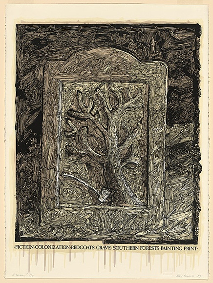 Artist: b'ARNOLD, Raymond' | Title: b'A fiction?.' | Date: 1987 | Technique: b'screenprint, printed in colour, from multiple stencils' Artist: b'ARNOLD, Raymond' | Title: b'A fiction?.' | Date: 1987 | Technique: b'screenprint, printed in colour, from multiple stencils'