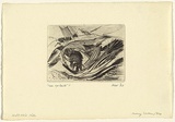 Artist: WALKER, Murray | Title: Iron age castle - Wiltshire Hills | Date: 1960 | Technique: drypoint, printed in black ink, from one plate