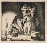 Artist: Buzacott, Nutter. | Title: The soak. | Date: (1928) | Technique: lithograph, printed in black ink, from one stone [or plate]