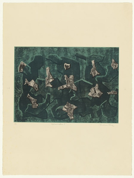Artist: b'King, Grahame.' | Title: b'Improvisation I' | Date: 1975 | Technique: b'lithograph, printed in colour, from  stones [or plates]'