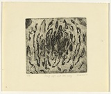 Artist: b'Shearer, Mitzi.' | Title: b'Long ago and far away' | Date: 1979 | Technique: b'etching, drypoint, printed in black ink with plate-tone, from one  plate'