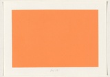Title: not titled [peach-orange] | Date: 2004 | Technique: screenprint, printed in acrylic paint, from one stencil