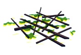 Artist: b'COLEING, Tony' | Title: bIdea for 'to do with blue' (variation) sculpture. | Date: 1974 | Technique: b'screenprint, printed in colour, from multiple stencils'